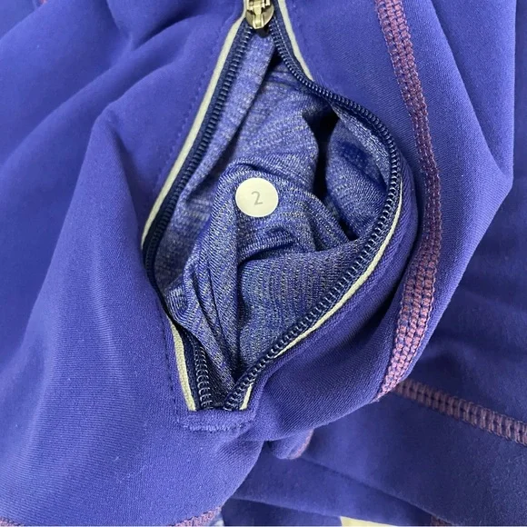 lululemon Run Distance Pullover Pigment Blue Sz 2 - Picture 12 of 16